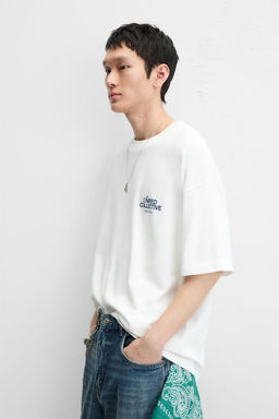 CONTRAST PRINT T-SHIRT - Zara фото 6
