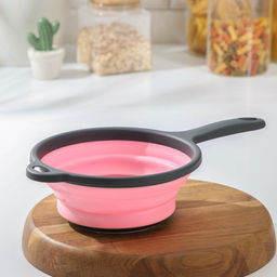 Дуршлаг складной Доляна Волна, d=20 см, цвет сиреневый  фото 2