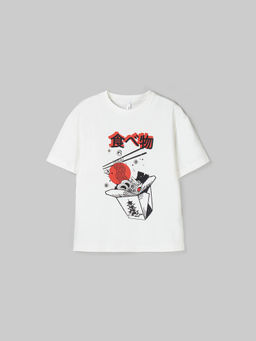 Футболка оверсайз Тофу с принтом 7+ - Bungly фото 2