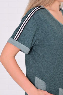 Платье женское 4-111а (изумруд)