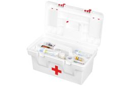 Ящик для медикаментов-аптечка 16 л 40,5*23,5*21 см Массимос крыш.с 2-мя защел.и 2-мя органай+вклад - Elan gallery фото 6