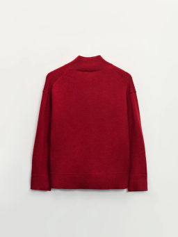 Джемпер оверсайз с V-образной горловиной / Zarina  фото 7