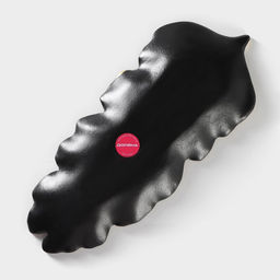 Блюдо для фруктов Доляна Золотой лист, 3815,5 см, цвет чёрный  фото 5