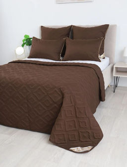 -70% Покрывало ВиФтекс Grand POKVIFG03 (Цв. Шоколад) 2 спальный