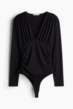 Body tanga con escote drapeado en V - H&m фото 5