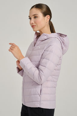 Пуховик лёгкий с капюшоном Фиолетовый - Anta фото 4