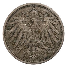 10 пфеннигов 1909 года Е Германия