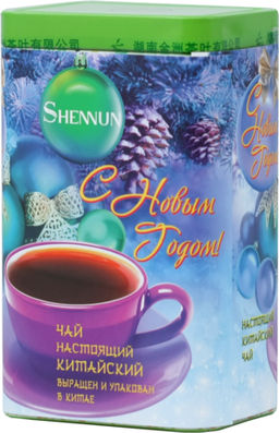 SHENNUN. Новый год. Зеленый. Молочный улун 100 гр. жест.банка