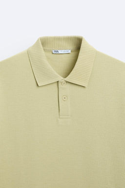 TEXTURED POLO SHIRT - Zara фото 34