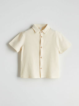 Basic Erkek ?ocuk Pamuklu G?mlek ve ?ort 2li