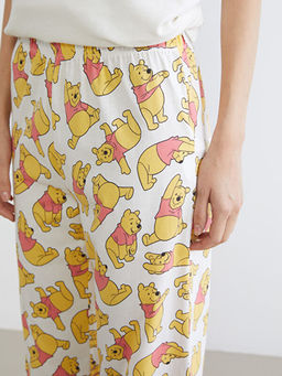 Winnie the Pooh Desenli Kad?n Pijama Alt