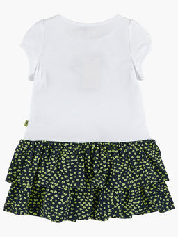 Платье для девочки UD 0797 белый/клевер - Mini maxi фото 5