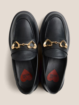 Женские лоферы LOVE MOSCHINO NEW CITY LOVE Артикул 4562256, черный  фото 4