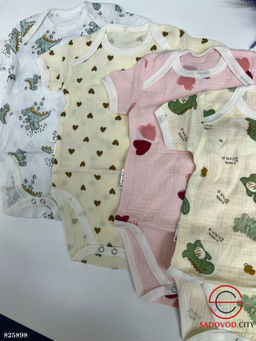 Боди с коротким рукавами для новорождённых 1 шт