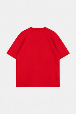 Haki Oversize/Genis Kesim Tilki Nak?sl? %100 Pamuk T-Shirt TMNSS26TS00047 - Trendyolmilla фото 9