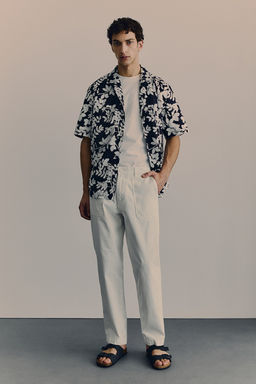 Pantalon de algodon Regular Fit