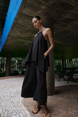 MONO TIRANTES TRENZADOS DOBLE CAPA / Negro - Zara фото 5