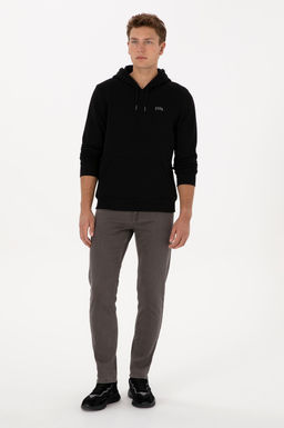 Erkek Siyah Basic Sweatshirt - U.s. polo assn фото 4