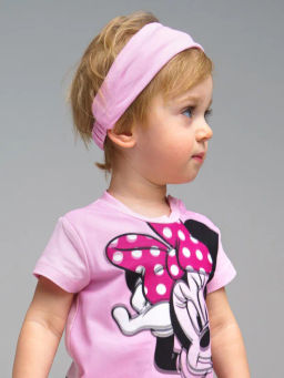 PlayToday / Повязка на голову детская трикотажная для девочек