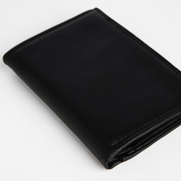 Портмоне мужское без застёжки, 3 в 1, отдел автодокументов, паспорта, карт, купюр, чёрное