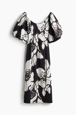 Vestido con mangas globo - H&m фото 7
