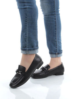 03-DCO117-1 BLACK Лоферы женские (натуральная кожа) - Фабричный китай фото 15