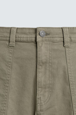 RELAXED FIT CARGO TROUSERS - Zara фото 17