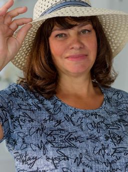 Туника женская из кулирки Льняная палитра-3 серый - Амадэль фото 4