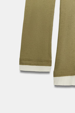DOUBLE SUPIMA® COTTON T-SHIRT - Zara фото 7