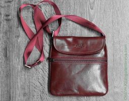 Мужская кожаная сумка Dierhoff ДМ 1551/Росе