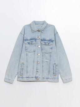 K?z ?ocuk Jean Ceket