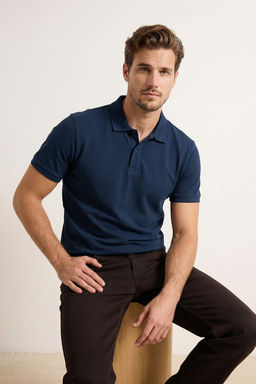 Lacivert-Haki Regular Fit 2li Paket Polo Yaka T-shirt TMNSS26PO00025 - Trendyolmilla фото 21