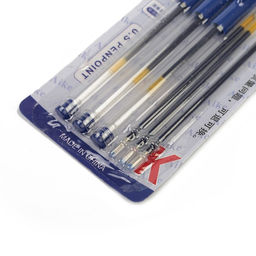 Набор гелевых ручек, 0.5 мм, 3 штуки + 3 синих стержня - Calligrata фото 2