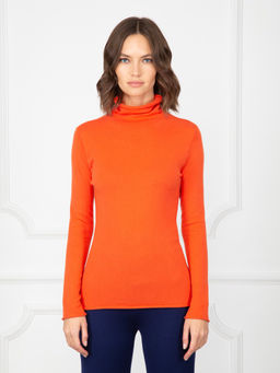 Водолазка женская ZZ-05002 orange