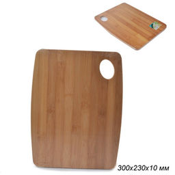 Доска разделочная №16 300х230х10 мм бамбук / КТ-ДР-121 /уп /