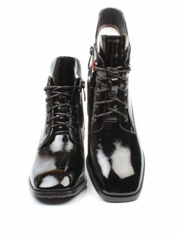 01-C1C3694-21B100M BLACK Ботинки демисезонные женские (натуральная кожа, байка) - Фабричный китай фото 31