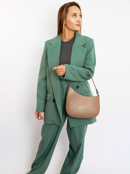 LACCOMA сумка TH859-капучино натуральная кожа полиэстр