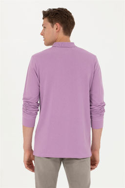 Мужской сиреневый базовый свитшот - U.s. polo assn фото 12