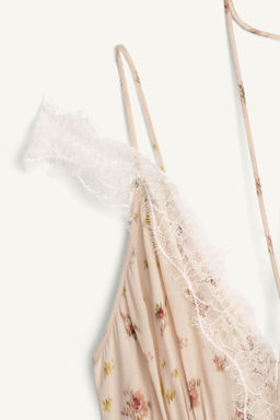 TOP ESTAMPADO ENCAJE LIMITED EDITION / Estampado - Zara фото 7