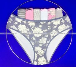 Цена за 7 шт. Трусы женские Турция Неделька-7 шт большие размеры арт. 24972 3XL (50-52) - For you фото 4