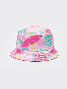 ?ift Tarafl? K?z ?ocuk Bucket ?apka
