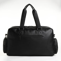 Сумка дорожная на молнии, длинный ремень, цвет чёрный - Simaland фото 2