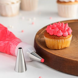 Цена за 20 шт. Насадка кондитерская Трубочка, d=3.4 см, выход 1.5 см, нержавеющая сталь - Simaland фото 2