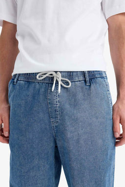 Yumu_ak Dokulu Wide Leg Jean Pantolon - Defacto фото 4
