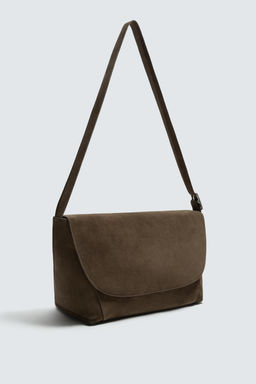 LIMITED EDITION LEATHER CROSSBODY BAG - Zara фото 10