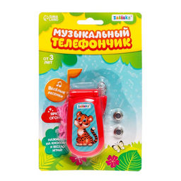 Музыкальный телефончик «Приключения», световые эффекты, МИКС
