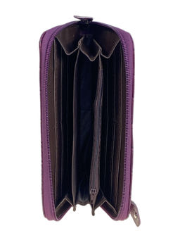 Женское портмоне из искусственной кожи, цвет фиолетовый - Greta фото 2
