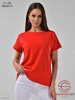 Базовая женская футболка свободного кроя - Bruno фото 8