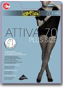 ATTIVA 70 XXL PLUS SIZE (50/5)! - nero - Omsa фото 2