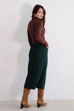 Юбка миди-макси с разрезом спереди - Martichelli фото 47